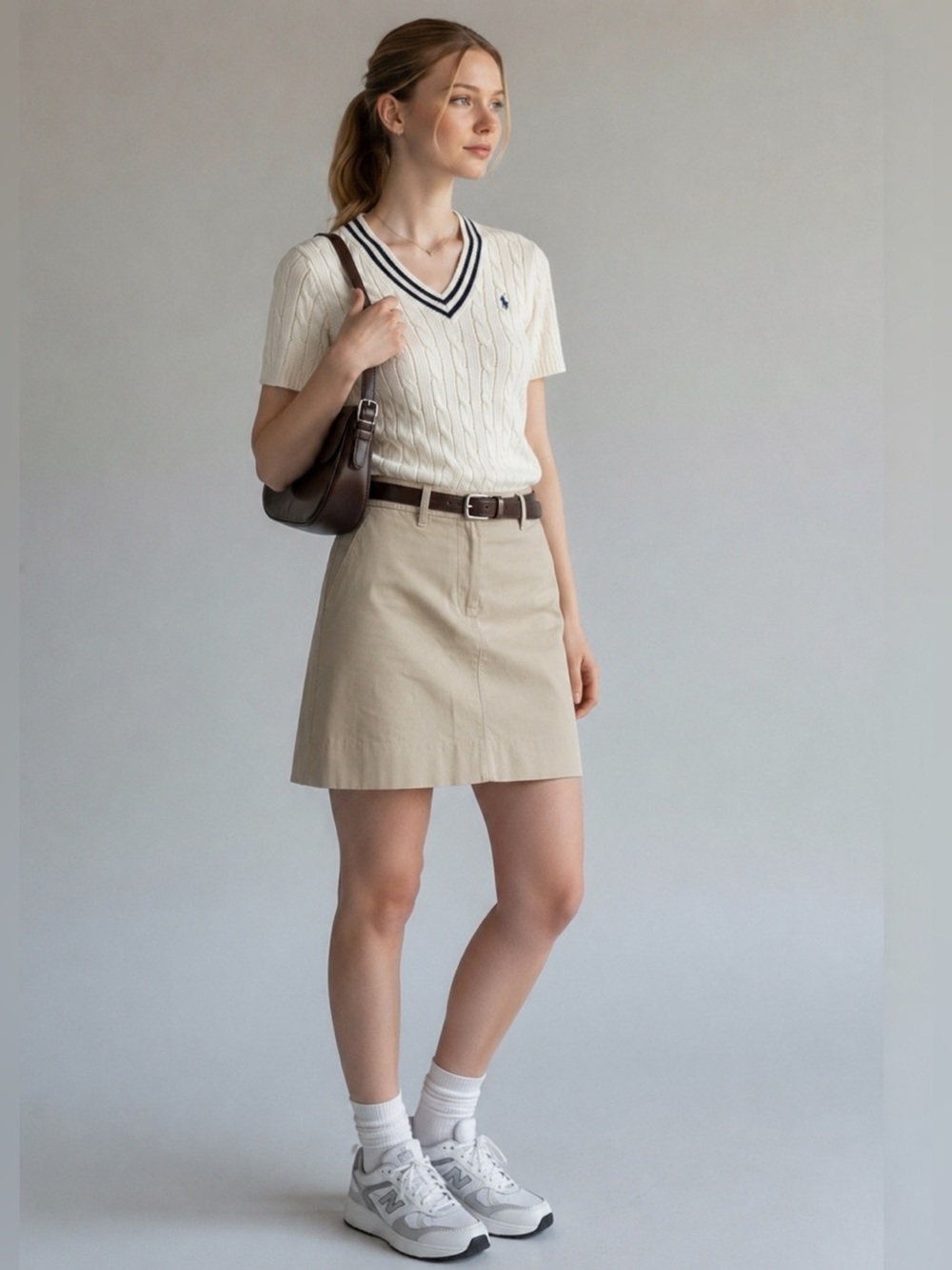 Vintage - Ralph Lauren Y2K Tennis Prep Mini Skirt